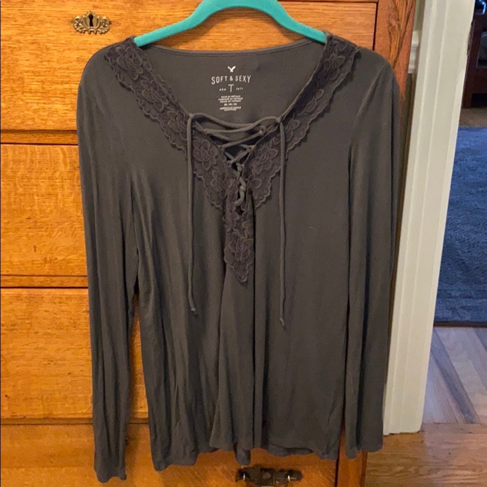 American Eagle Lace Top